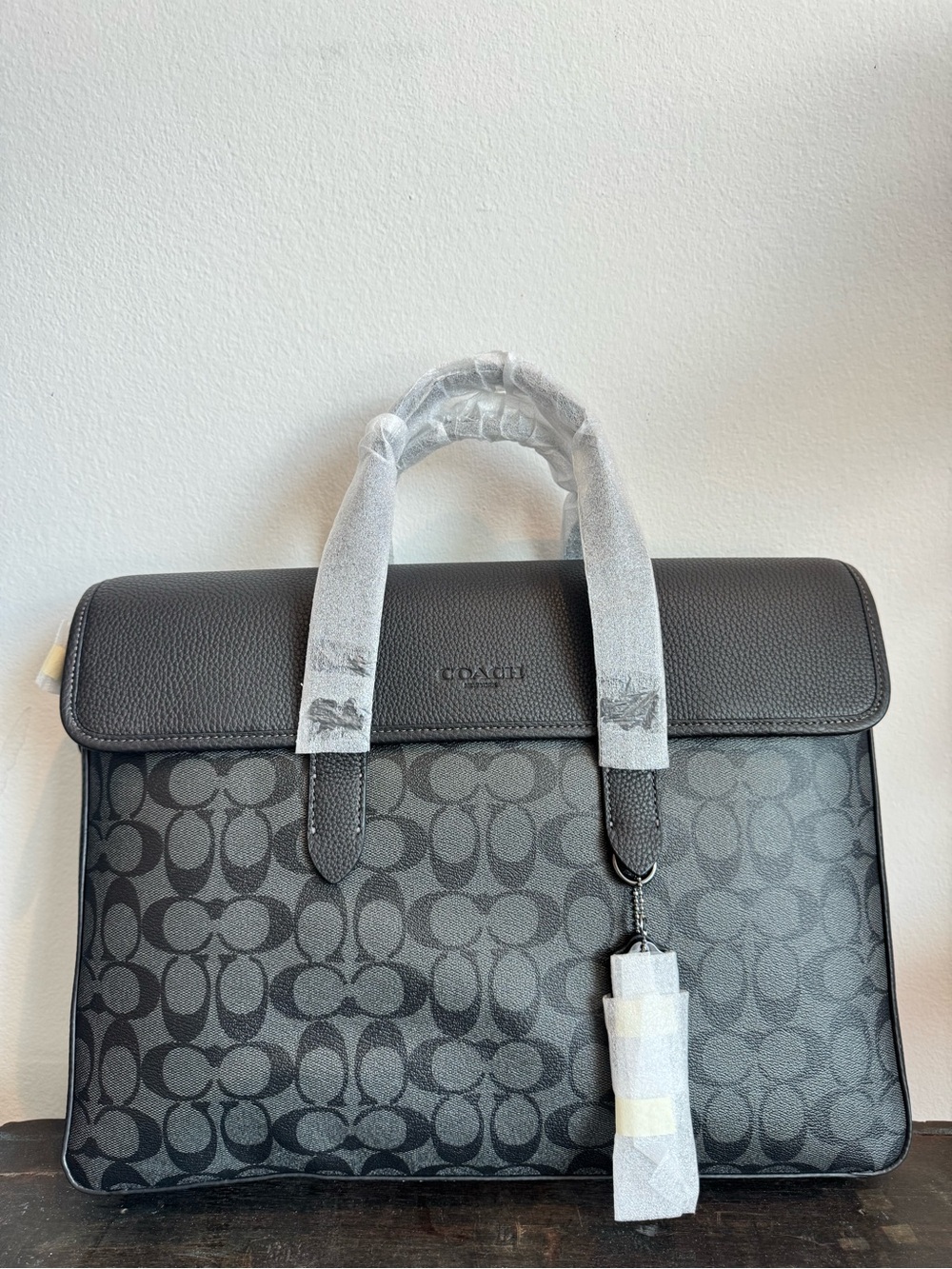 Coach Sullivan briefcase in signature C pattern